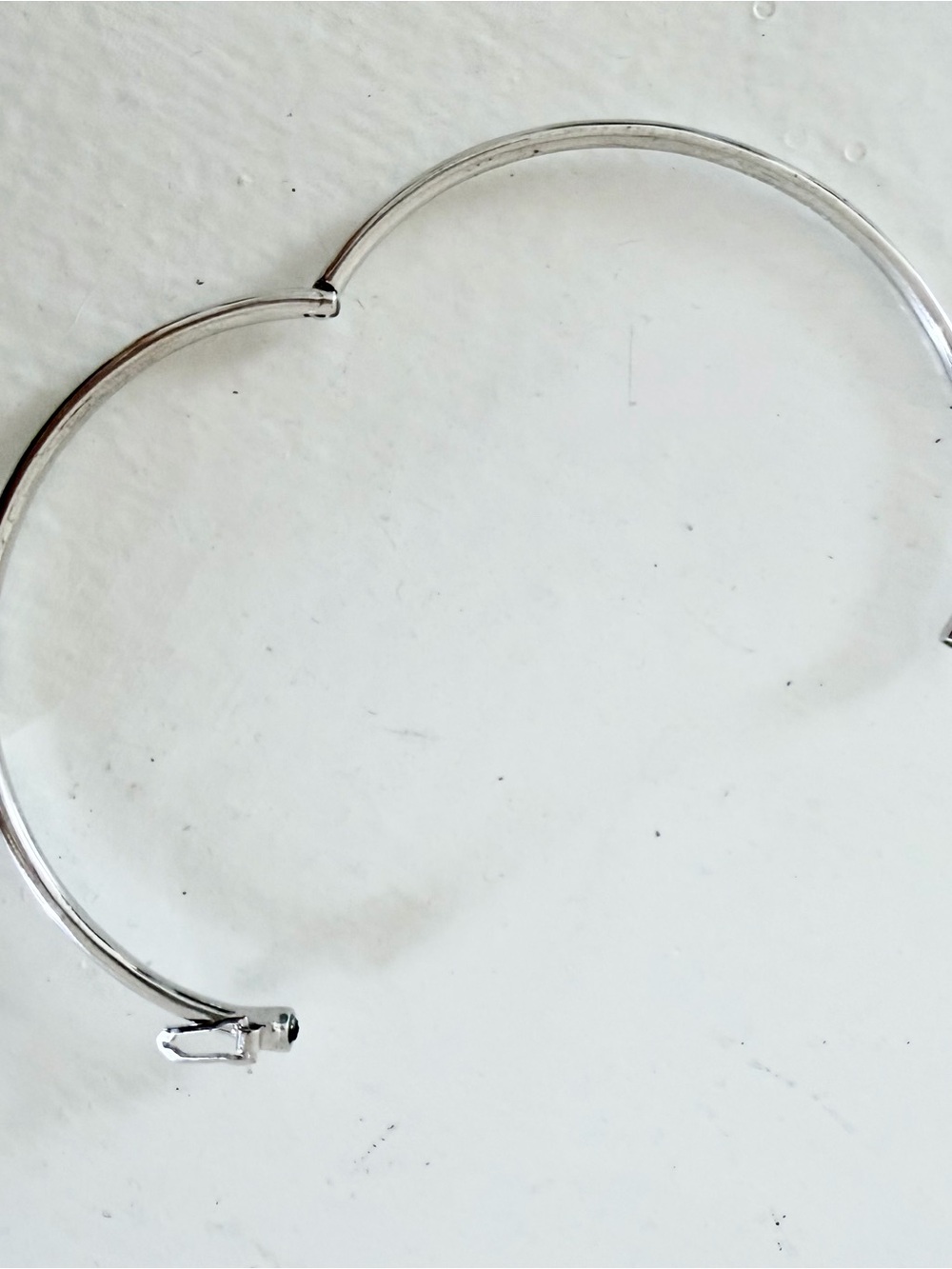 kate spade Silver Bow adjustable Bangle Bracelet - Picture 3 of 5